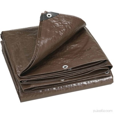 Stansport Heavy Weight Wood Cover Tarp, Brown 551874226